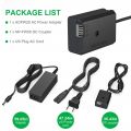 LKPCIGCXM AC-PW20 NP-FW50 Dummy Battery AC Power Supply Adapter DC Coupler Kit for Sony Alpha A5100 A6500 A6400 A6000 A55 A7. 