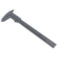 0-80mm/150mm 0.5mm Vernier Caliper Double  Scale Plastic Vernier Caliper Measuring Student Mini Tool Ruler DIY Model Making-150mm gray. 