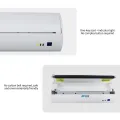 A4 Portable Thermal Printer BT Printer Built-in Battery Test Paper Document Photo Printer White UK Plug. 