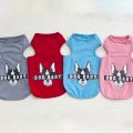 Pet Clothes Dog Clothing Pet Clothing Summer Vest Beauty 18 Letter Dog Vest Blue Xxl. 