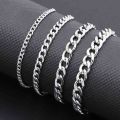 Stainless Steel Bracelet - Silver / Gold Plated 925 Sterling Silver Couple Unisex Unisex Stainless Steel Durable Silver Color Lara Bracelet Bracelet Not Watch Set For Men Business Fashion Casual Round Pointer Calendar Not Watch Accessories. 