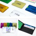 5Pcs Bank Id Lock Metal NFC Anti Rfid Card Holder Blocking. 