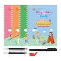 German Children's Books 13x19cm Deep Groove Magic Book Alphabet Learning Numbers Free Handwritten German Magic Practice Copybook. 