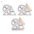 Large Geometry Math Ruler Set Set Teach Geometric Math Tool for White Board. 