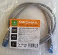 Nikomax Cat6 (Class E) 100cm 1.0m Ethernet Cable U/UTP 6 Unshielded Gigabit RJ45 LAN Cable High Speed Internet Network Patch Cord 1Gbps for Gaming PS4, Xbox One, PS3, PC Laptop Modem Router, Computer. 