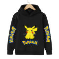 Pokemon Children Costume Spring Boy Hoodie Kids Clothes Funny Pikachu Pokemons Hoodies for Teen Girls 4-14Y Baby Boys Sweatshirt. 