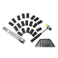 Wood Laminate Flooring Installation Tool Floor Fitting Kit with 20Pcs Spacers Flooring Tool Set. 