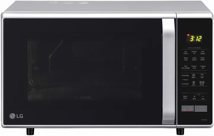 LG 28 L Convection Microwave Oven (MC2846SL, Silver)
