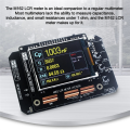1 Set M162 LCR Meter DIY Kit Portable Capacitance Tester Multifunctional Inductor Resistance Detector with Case Spare Parts Accessories. 