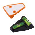 【ThinkWay】LILLAUO Plastic T-type Level Measure Scope Precision Precision Fixing Horizontal Bubble Spirit Level Triangle Level Measuring Tool MeasuringKit. 