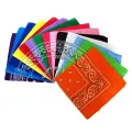 2019 Newest Hot Scarf Headband Bandanas Head wrap Cotton Head Wrap Neck Wristband Handkerchief Black White Pink. 