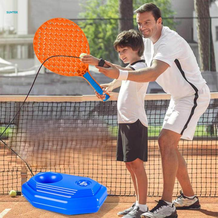 Tennis Trainer Ball with String Tennis Practice Rebounder Tennis Racket Durable Tool Tennis Solo Training for Park Home Gym Exercise