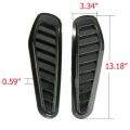 Car Fake Side Air Vent-2 * Fake Air Outlets-black. 