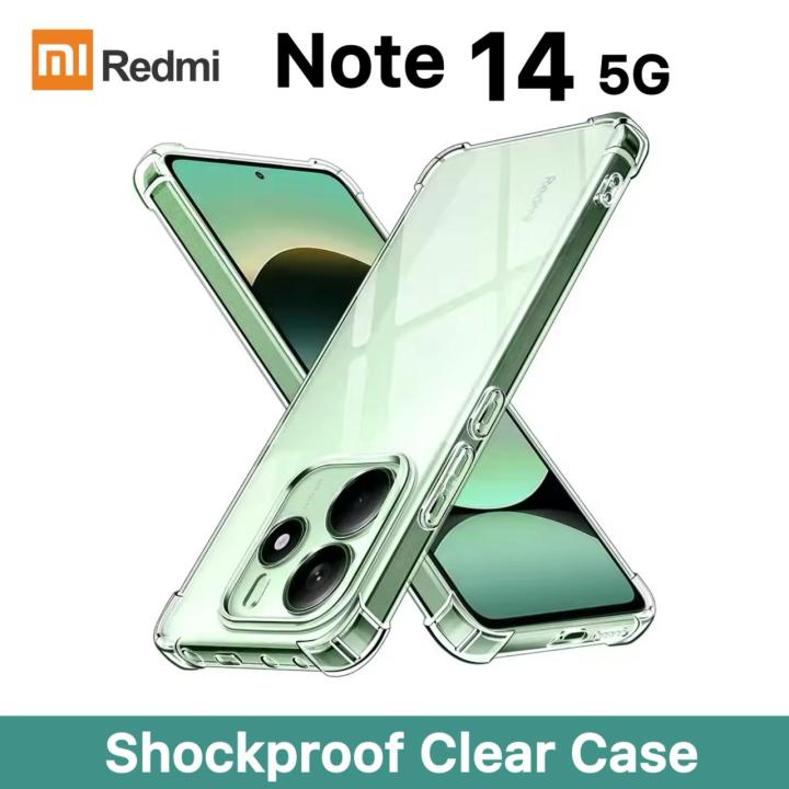 Cammy%20Redmi%20Note%2014%205G%20Shockproof%20Case%20-%20Transparent%20Protective%20Clear%20Back%20Cover%20Silicone%20Bumper%20Soft%20Case%20For%20Girls%20Boys%20Cute%20New%20Back%20Covers%20-%20Image%202