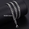 HQ Jewelry Stainless Steel Neckless For Boys and Girls Chain For Ladies and Gents Sudu Yakada Mala For Men and Women with box men. 