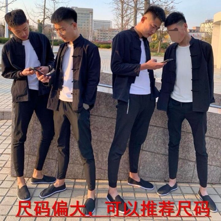 Tang%20Suit%20Men's%20Youth%20Han%20Chinese%20Clothing%20for%20Men%20Long%20Shirt%20Chinese%20Men's%20Clothing%20Lay%20Buddhist%20Clothes%20Men's%20Tang%20Suit%20Ethnic%20Style%20Long%20Sleeve%20-%20Image%205