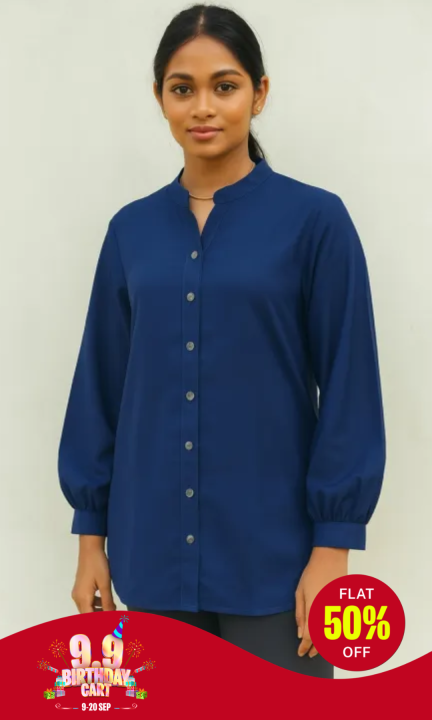 Women%E2%80%99s%20Blue%20Long%20Sleeve%20Blouse%20%E2%80%93%20Casual%20Stylish%20Top%20for%20Girls%20%E2%80%93%20Elegant%20Office%20Wear%20for%20Ladies%20-%20Image%202