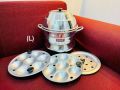 Quality Aluminium Idli Maker - 2 Plate Idly Steamer Cooker (14 Cavities) - Idly Panai. 