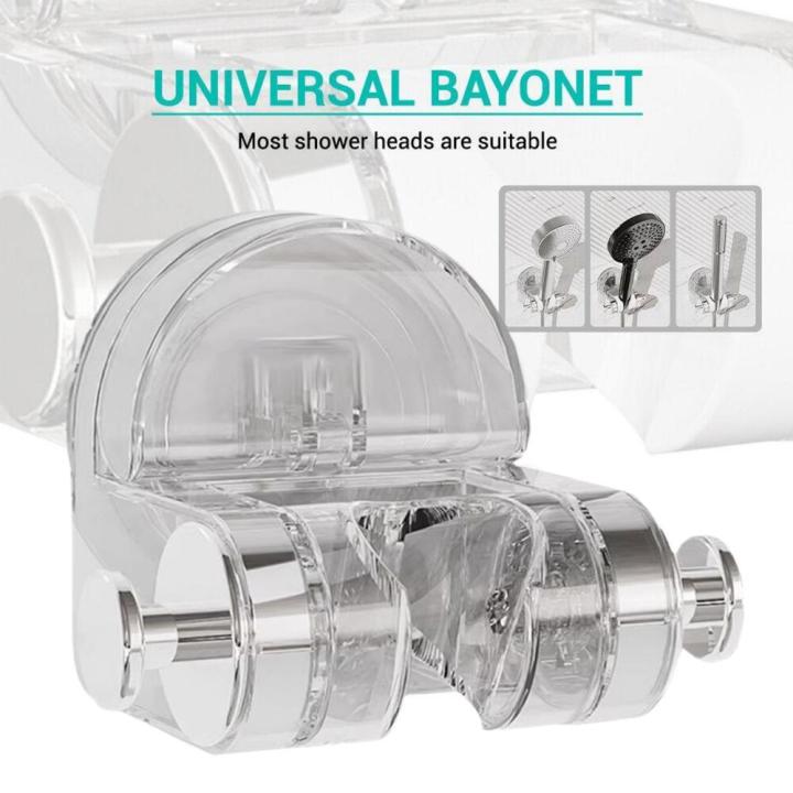 Bathroom%20fixture%20Shower%20head%20holder%20Versatile%20Wall%20mounted%20Suction%20cup%20Wall%20mount%20bracket%20Integrated%20Adjustable%20Adjustable%20-%20Image%204
