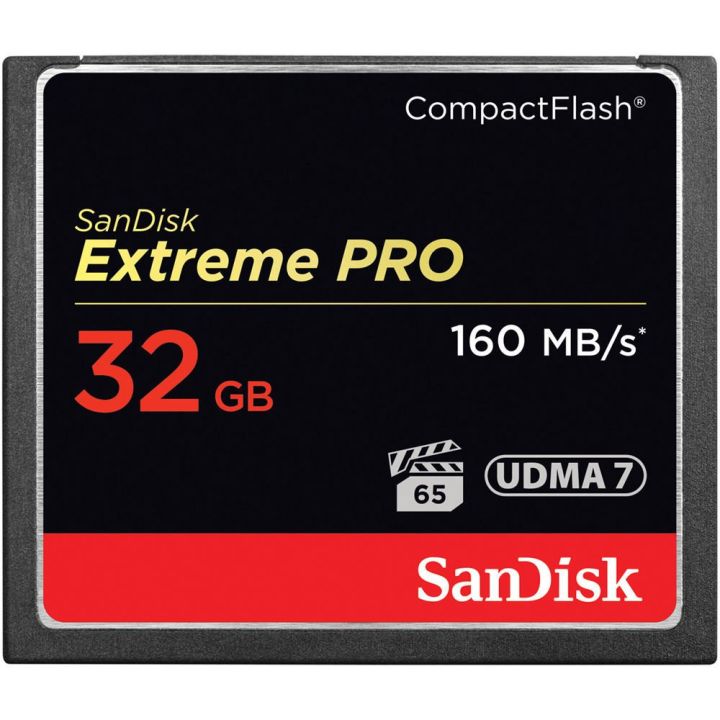 SanDisk 32GB Extreme Pro CompactFlash  (160MB/S)