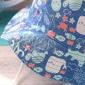 Cartoon Print Baby Bucket Hat Spring Summer Kid Boys Girls Canvas Panama Hats Cute Animal Toddler Children Fisherman Cap. 