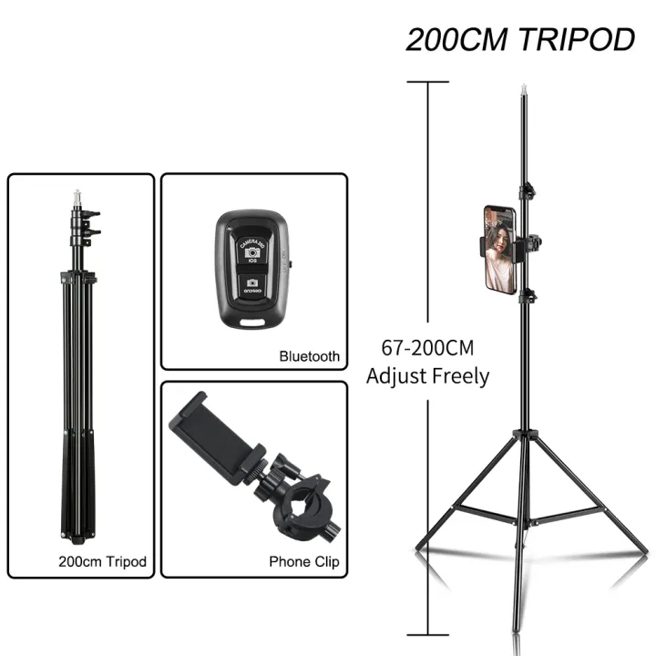 Selfie%20Tripod%201/4%20Screw%20Light%20Stand%20Wireless%20Bluetooth-compatible%20For%20Phone%20Camera%20Photo%20Studio%20Softbox%20Ring%20Light%20With%20Holdel%20-%20Image%206