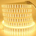 LED Strip Light 3 Lines Yellow - Warm 1M-100M Waterproof for Bedroom Indoor Outdoor 220v LED Strip LED Flexible Lights Strip for Home Garden Outdoor Decoration Warm White 3500K. 