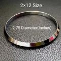 Non-Fade 2.75 Inches Diameters 2.12 Size Stainless Steel Stylish Men's Fashion Kada Bangles For Boys Jewelry Gifts. 