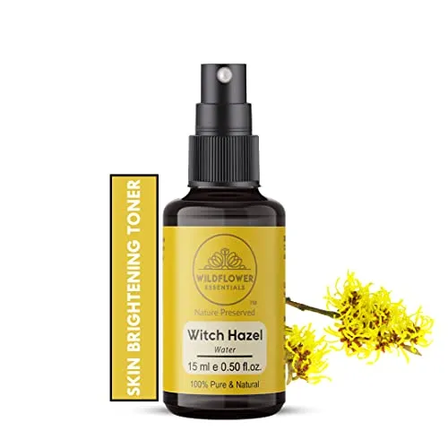 Wildflower Essentials Witch Hazel Toner Astringent For Pore Tightening, Skin, Hair, Body Alcohol Free (30ml)FROM INDIA)JEZ