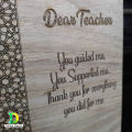 Wooden Award Design Gift For Office Table, Wooden Customized Gift For Teacher. 