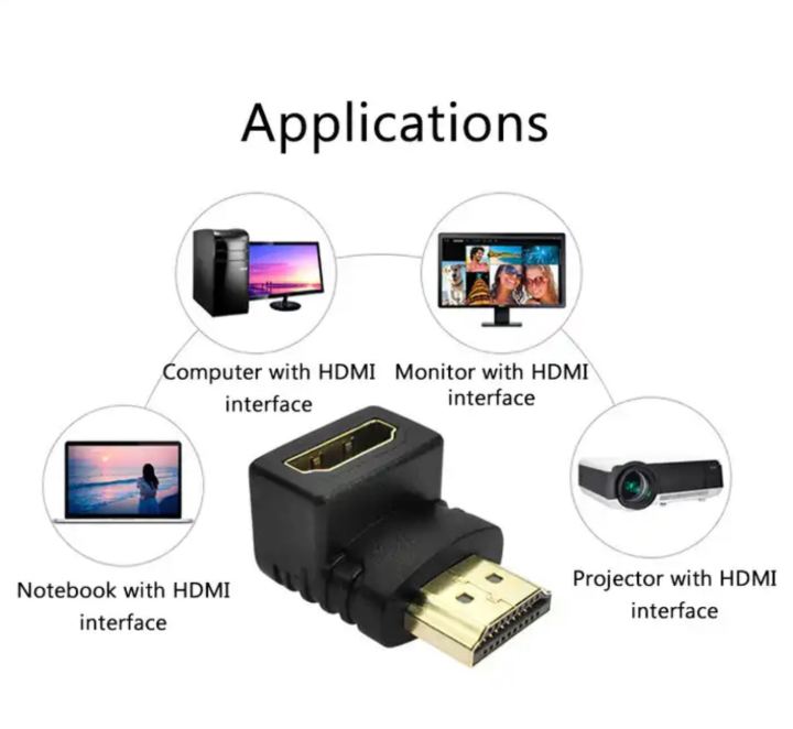 HDMI%2090%20Degree%20HDMI%20Adapter%20Male%20to%20Female%20Right%20Angle,%20Zinc%20Alloy%20Full%20Shielding%2024K%20Gold%20Plated%20Connectors%20%20satellite%20TV%20Receiver%20CCTV%20Decoder%20LNB%20Switch%20CCTV%20-%20Image%202