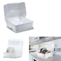 Plate Rack Dish Rack with Lid Cover kitchen storage ware. 