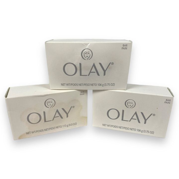 OLAY Bar Refresh Soap Bar Pain 3.75 oz each Sealed In Box( 4Bars)