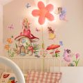 Dancing Girls Children Room Wall Stickers Baby Butterfly Wall Stickers for Girls Stickers for Kids Room Nursery Decor Wallpaper. 
