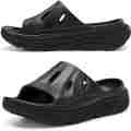 【ALLGOOD】Womens Big Size Recovery Sandals Comfortable Athletic Slides Thick Cushion Lightweight Plantar Fasciitis Sport Sliders of Indoor Outdoor,Arch Support Orthotic Open Toe. 