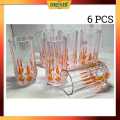 Crystal Colour Glass - 6pcs. 