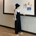 Vest Wide Leg Loose over plus Size + One-Piece Trousers Fat MM Women's Suspenders Summer Jin Two-Piece Set 2-300 Suit. 