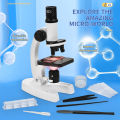 Student Digital Microscope 300x 600x 1200x for Science Lab School Teaching Kids Biological Microscope. 