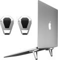 Laptop Notebook Stand Portable Laptop Stand, Shield Shape Laptop Computer fold-able Stand for Desk, Stand Laptop Cooler for MacBook, Air, Pro, Lenovo, HP, Dell Samsung, Alienware All Notebooks. 