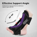 1PCS Plantar Fasciitis Night Splint ,Planter Fasciitis Pain Relief Brace ,Achilles Tendonitis Bracket,Foot Drop Support,2 Adjustable Arch Support Bands for Women Men. 