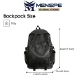 MENSPE Fashion Men’s Backpack Unisex Laptop Backpack Soft PU Backpack Business Travel Bag Waterproof Backpack Shoulder Bag College Commuting Backpack Leisure School Bag For Travel Study Business. 