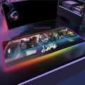 Gaming Cod Pattern Rgb Of Led Gamer Support Large Lighting Computer Desk Custom Mousepad Pad Duty Mat Pad Diy Mouse Call(Gray_250X300X3Mm). 