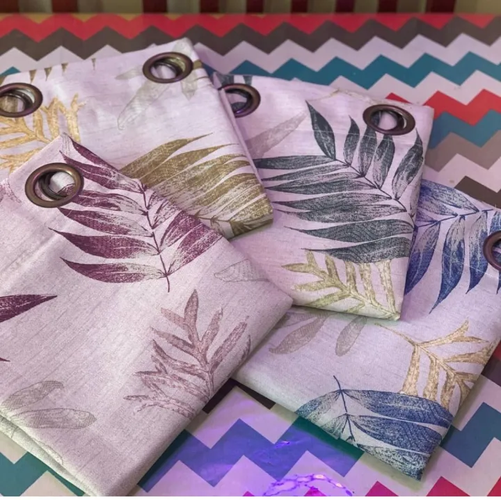 Ready%20made%20eyelet%20curtains%20-%20Leaf%20Print%20-%20Image%204
