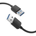 USB 3.0 cable Short USB 3.0 Male to Male cable extension cord USB 3.0 AM to AM cable for cooling fan,Pad, Camera, DVD Player,. 