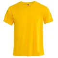 Pure White / Dark Red / Lemon Yellow Color Men'S Plain T Shirt. 