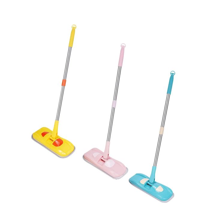 Miniature Mopping House Tool Playhouse Toy Educational Cool Car Theme Mini Kids Mop for Preschool Kindergarten Age 3-6 Years