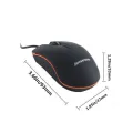 Lenovo M20 Mini USB Optical Mouse Computer Mouse Lenovo Mouse Lenovo M20 Mouse Optical Mouse USB Wired For ALL PC, Android,. 