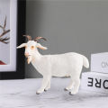 Realistic Animal Figurine Miniature Forest Animal Figurines Set Alpaca Goat Deer Ostrich Horse Models for Kids Education Cake Decoration Simulated Animal Figurine. 