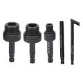 VAS6262 2, Precision Threads Black Rustproof High Strength Trans Fluid Fill Adapter Wearproof for AISIN 09G 01J CVT Transmission. 