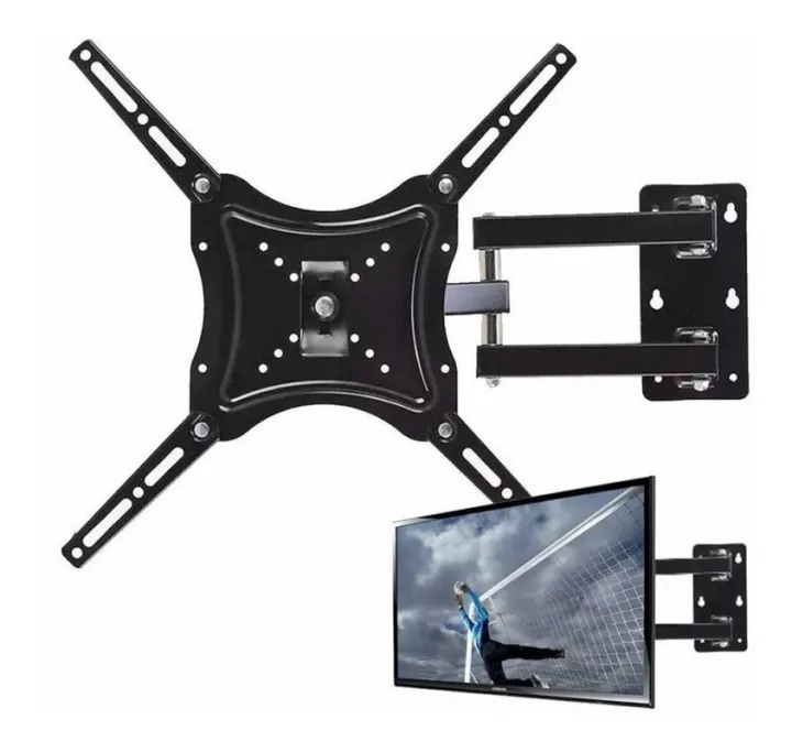 Universal%20Screen%20TV%20Wall%20Bracket%20Mount%20Tilt%20Swivel%20Support%2014%20to%2055%20inches%20up%20to%2050%20Kg%20HDL-117B-2%20Plasma%20LCD%20Television%20Holder%20Vesa%20Cold%20Rolled%20Steel%20Durable%20Powder%20Coat%20Finish%20Office%20Home%20TV%20Stand%20-%20Image%205